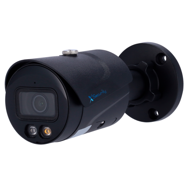 XS-IPB225A-6P-DL-WIZ-BLACK- Kamera tubowa IP 6Mpx, 2.8mm, IR LED 30m, Mikrofon -  X-Security | XS-IPB225A-6P-DL-WIZ-BLACK