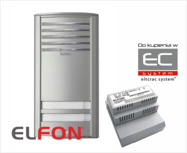 P2 Zestaw domofonowy podstawowy z zasilaczem - Elfon | 5905668414204
