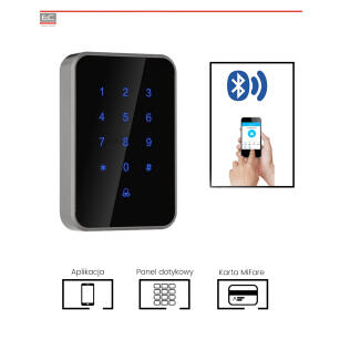 SmartLock 101 - Kontroler dostępu na kod, technologię Bluetooth i kartę MiFAre - AbiLine