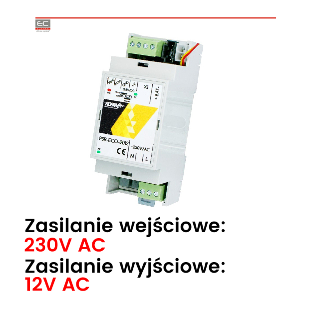 PSR-ECO-2012 - Zasilacz buforowy AC-DC