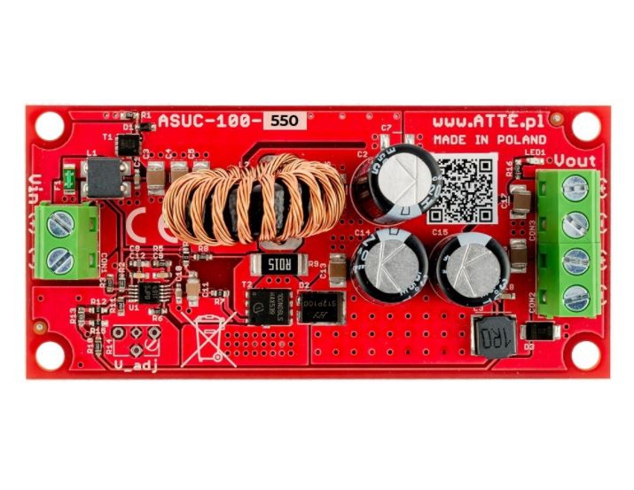 ASUC-100-550-OF - Przetwornica podnosząca napięcie do 55V - Atte | 5902143690719