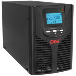 UPS1000-T-ON - Zasilacz UPS LCD, 1000VA/900W, 2x230V, Online - EAST | 5904194150877