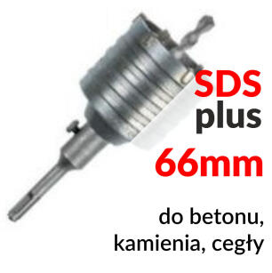 AB72206600 - Otwornica SDS-Plus 66mm - Abraboro