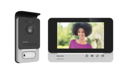 WelcomeEye Touch - Wideodomofon 7" LCD, 2-żyłowy - Philips | 5908254811340