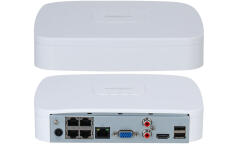 NVR2104-P-S3 - Rejestrator IP 4 kanałowy, do 12Mpx, 4K, H.265, 1xHDD, PoE - Dahua | 6923172533159