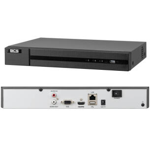 BCS-B-NVR0401 - Rejestrator IP 4-kanałowy do 8Mpx, H.265 - BCS Basic | BCS-B-NVR0401