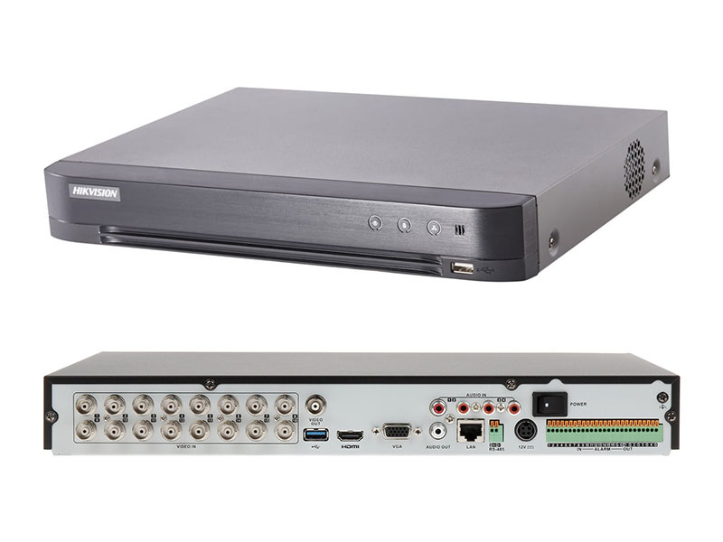DS-7216HUHI-K2(S) - Rejestrator TurboHD 5in1, 16-kanałowy, do 8Mpx, 2x HDD - Hikvision | DS-7216HUHI-K2(S)