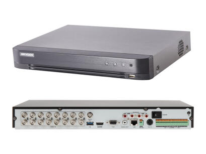 DS-7216HUHI-K2(S) - Rejestrator TurboHD 5in1, 16-kanałowy, do 8Mpx, 2x HDD - Hikvision | DS-7216HUHI-K2(S)
