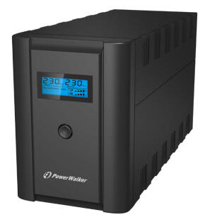VI 1200 SHL FR - Zasilacz UPS LCD, 1200VA/600W, 2x230V, 2xIEC C13, Line-Interactive - PowerWalker | 4260074976533