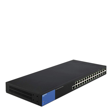 24xPoE/PoE+, 2xcombo (RJ-45/SFP) - LGS528P-EU - Switch 28-portowy - LINKSYS