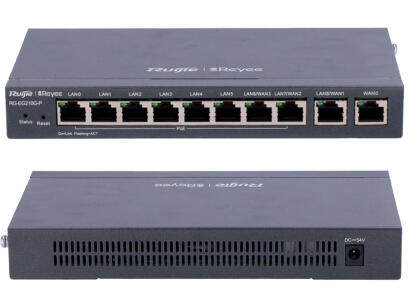 RG-EG210G-P - Router zarządzalny PoE 8+2 , Full Gigabit 1000Mbps, 80W - Reyee by Ruijie | RG-EG210G-P