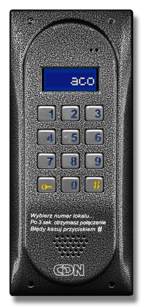 CDNP5 Master - nadrzędna cyfrowa centrala domofonowa - ACO | CDNP5 Master