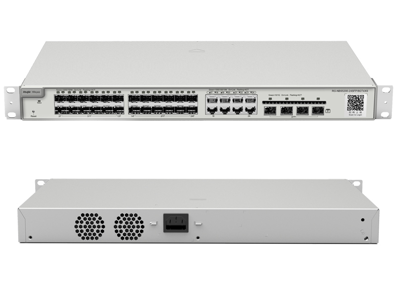 RG-NBS5200-24SFP/8GT4XS - Switch zarządzalny, 24x SFP, 4x SFP+, 8x Combo - Reyee by Ruijie | RG-NBS5200-24SFP/8GT4XS