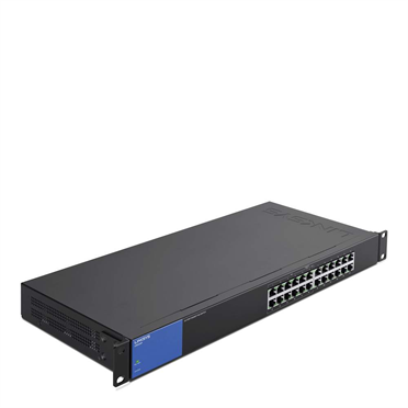 24x 10/100/1000Mbps (12x PoE/PoE+) - LGS124P - Switch 24-portowy PoE - LINKSYS | LGS124P