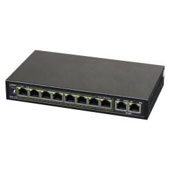 S108 - Switch PoE, 10-portowy do 8 kamer IP - PULSAR | 5902135308035