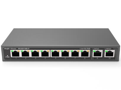 RG-ES110D-P - Switch PoE 8 +2, niezarządzalny, 110W - Reyee by Ruijie | RG-ES110D-P