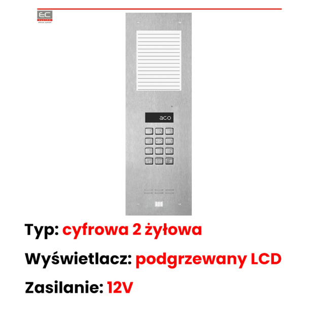 INSPIRO 10+ - Centrala Master, zamek szyfrowy, lista lokatorów, 1020 lokali - ACO | INSPIRO 10+