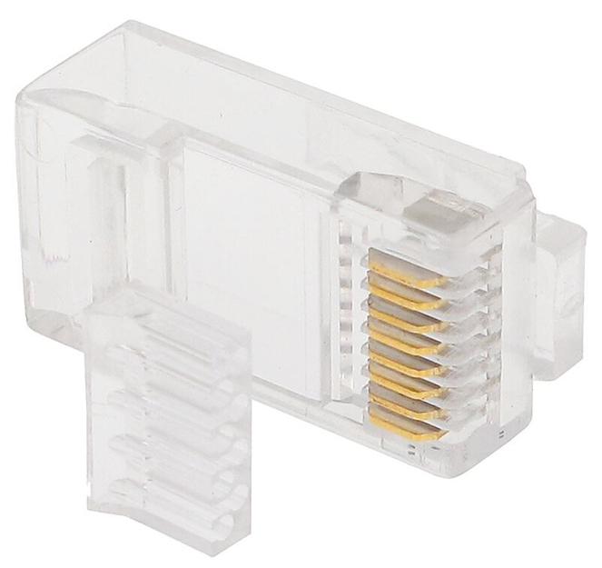 Wtyk RJ45 (8P8C) kat. 6, zaciskany - OPAK 10szt - Aliquam | RJ45(8P8C)