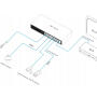 EI-H1016PLS - Switch PoE 16 +2, niezarządzalny, 160W - EIFLEX