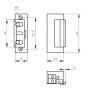 R4-12.10 - 12V - Elektrozaczep bez blokady - Elektra Plus