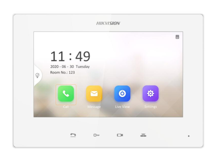 DS-KH6220-LE1 WHITE - Monitor do wideodomofonu IP, 7
