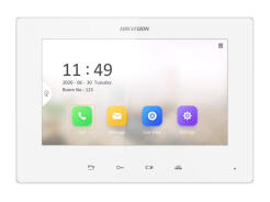 DS-KH6220-LE1 WHITE - Monitor do wideodomofonu IP, 7" LCD, PoE - Hikvision | DS-KH6220-LE1 WHITE