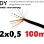 Przewód alarmowy YTDY 12x0,5mm żelowany