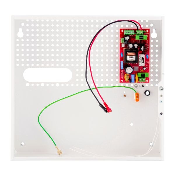 AUPS-70-240-F - Zasilacz buforowy impulsowy 230V AC - 24V DC, 3A w obudowie natynkowej IP21 z miejscem na 2 akumulatory 7Ah - ATTE | 5902143691006