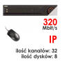 BCS-NVR3208-4K-II - Rejestrator 32-kanałowy 12 Mpix 4K IP - BCS