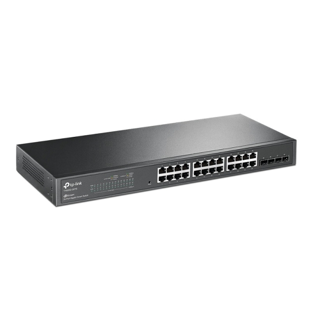 T1600G-28TS - Switch Smart JetStream, 24 porty Gb, 4 sloty SFP, 19'' - TP-LINK