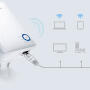 TL-WA850RE - Uniwersalny wzmacniacz sieci bezprzewodowej, 300Mb/s - TP-LINK - 8