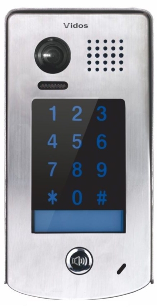 S1301D-2 -  Panel bramowy DUO 1-rodzinny z kamerą i szyfratorem, natynkowy - Vidos | 5907281206297