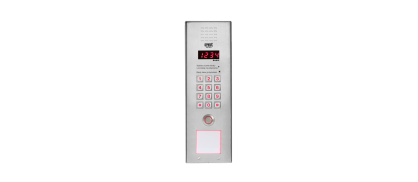 1062/106VD - Panel cyfrowy z klawiaturą, oknem informacyjnym i czytnikiem pastylek Dallas Basic Vertical Miwi-Urmet | 1062/106VD