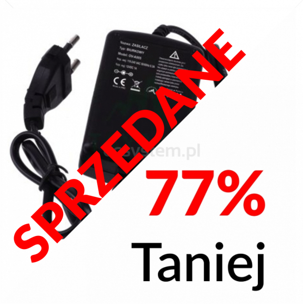WIELKA wyprzedaż - OV-A005 - zasilacz desktop impulsowy z kablem 12V/1A - Tayama