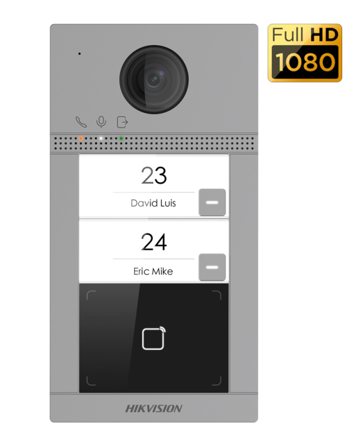 DS-KV8213-WME1 - Stacja 2-abonamentowa IP, 2Mpx, WiFi, PoE - Hikvision | 6941264032656