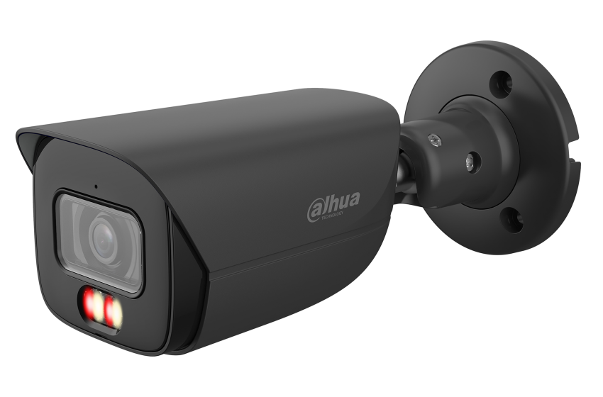 IPC-HFW3849E-AS-IL-0280B-BLACK - Kamera tubowa IP 8Mpx, 2.8mm, WizSense, Smart Dual Light - Dahua | IPC-HFW3849E-AS-IL-BLACK