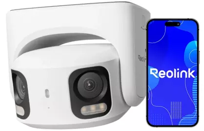 RP-PCT8MD - Kamera IP PoE 8MPx Dual Lens, panorama 180°, Smart Detekcja AI, microSD 512GB - Reolink | 6978285031948
