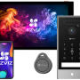 HP7 PRO + SD7 - Wideodomofon IP 2-żyłowy 4K, WiFi, Szyfrator, Czytnik, Rozpoznanie Twarzy - EZVIZ