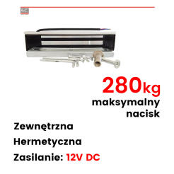 ZE HC230GW -  Zwora elektromagnetyczna wodoodporna, 280kg - MIWI-URMET | ZE HC230GW