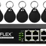 Wideodomofon IP, zestaw DS-KV6124-WBE1 + DS-KH6350-WTE1, PoE, WiFi - Hikvision