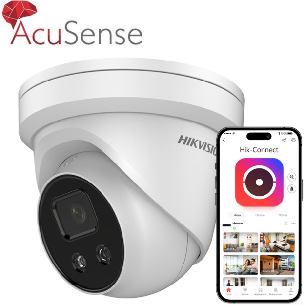 DS-2CD2346G2-I - Kamera kopułkowa IP 4Mpx, AcuSense, 2.8mm, IR30m - Hikvision | 6941264083788