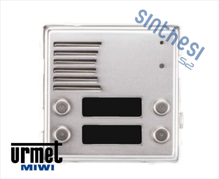 1148/34 - Płyta czołowa z 4 przyciskami w 2 kolumnach - Miwi-Urmet | 8021156051663