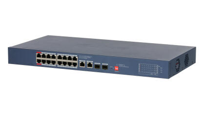 CS4220-16GT-135 - Switch zarządzalny PoE, 16+2+2 portowy - Dahua | 6937552401914