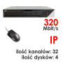 BCS-NVR3204-4K-II - Rejestrator 32-kanałowy 12 Mpix 4K IP - BCS