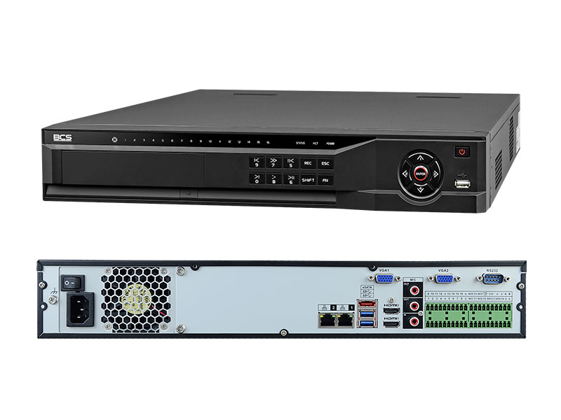 BCS-NVR3204-4K-III  Rejestrator 32-kanałowy IP, 12Mpx, 4xHDD - BCS | BCS-NVR3204-4K-III