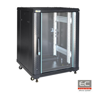 ZRS1566GD - Szafa RACK 19" stojąca złożona 15U/600x600 - Pulsar | ZRS1566GD