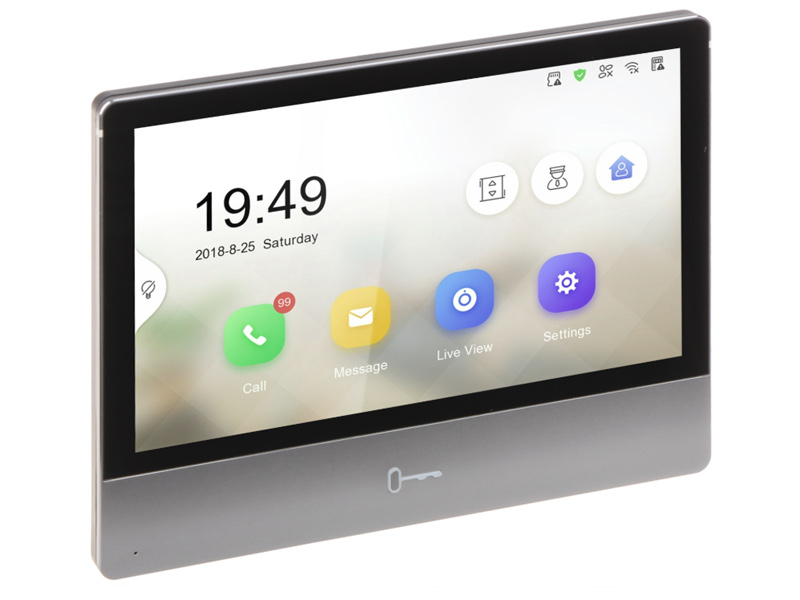 DS-KH8350-WTE1 - Monitor do wideodomofonu IP 2-gen, 7