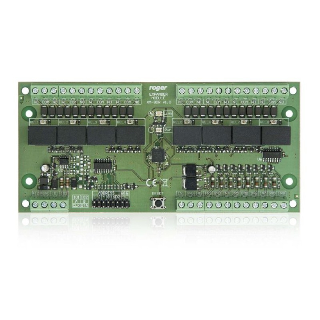 XM-8DR-BRD - Ekspander wejść/wyjść - ROGER | XM-8DR-BRD