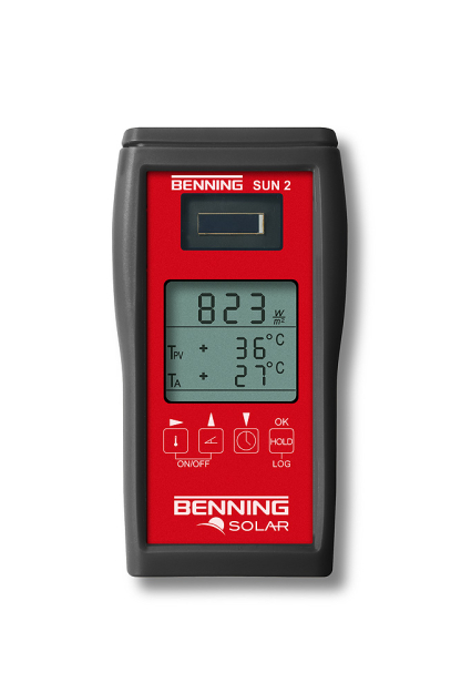 SUN 2 - Miernik do pomiaru nasłonecznienia i temperatury - Benning