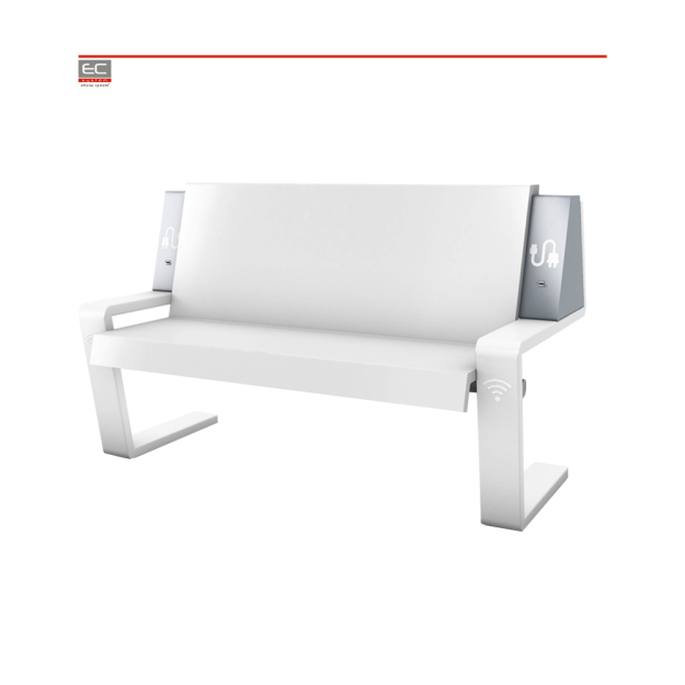SEEDiA Invention  - Ekologiczna ławka solarna, ładowarka USB, Wi-Fi - SEEDiA